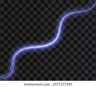  Light blue Twirl png. Curve light effect of neon line. Luminous blue spiral png. Element for your design, advertising, postcards, invitations, screensavers, websites, games.