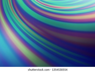 Light BLUE vector abstract background. A completely new color illustration in a bokeh style. Brand new style for your business design.
