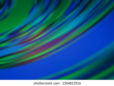 Light BLUE vector abstract background. A completely new color illustration in a bokeh style. A completely new template for your design.