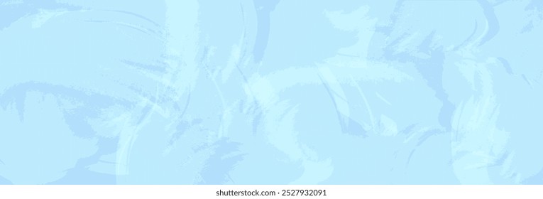 light blue vector abstract background with paint brush strokes