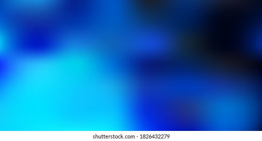 Light blue vector abstract blur backdrop. Modern elegant blur illustration with gradient. Background for web designers.