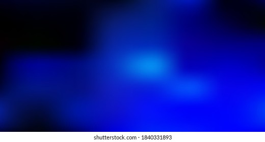 Light blue vector abstract blur template. Colorful illustration with gradient in halftone style. Smart pattern for websites.