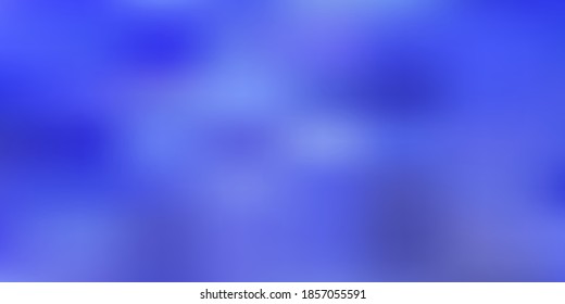 Diseño de borrón abstracto vectorial azul claro. Ilustración colorida con gradiente en estilo de medio tono. Diseño de aplicaciones multipropósito.