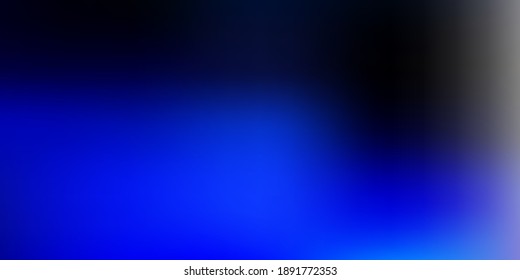 Light blue vector abstract blur template. Colorful illustration with gradient in halftone style. Multipurpose app design.