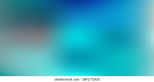 Light blue vector abstract blur backdrop. Colorful illustration with gradient in halftone style. Your business gesign.