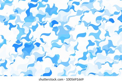 Light BLUE vector abstract blurred pattern. A completely new color illustration in a vague style. The pattern of blurred lines for your business design.