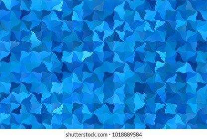 Light BLUE vector abstract blurred pattern. Creative illustration in halftone arched style with gradient. The template can be used as a background for cell phones.