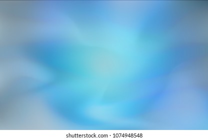 Light BLUE vector abstract blurred cover. Brand-new colored illustration in blurry style with gradient. The blurred design can be used for your web site.