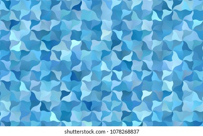 Light BLUE vector abstract blurred template. A vague circumflex abstract illustration with gradient. A completely new template for your business design.