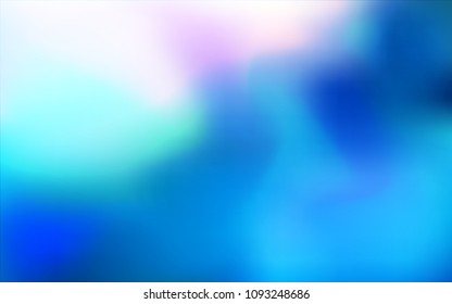 Light BLUE vector abstract blurred background. Creative illustration in halftone style with gradient. A completely new template for your business design.
