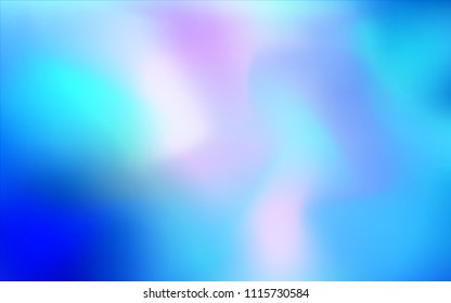 Light BLUE vector abstract blurred background. An elegant bright illustration with gradient. A completely new template for your business design.