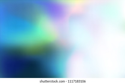Light BLUE vector abstract blurred cover. Brand-new colored illustration in blurry style with gradient. A new texture for your design.