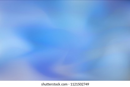 Light BLUE vector abstract blurred background. A completely new color illustration in a vague style. The template can be used as a background of a cell phone.