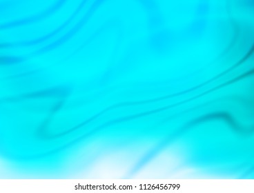 Light BLUE vector abstract blurred wave background. An elegant bright illustration with gradient. A completely new design for your business.