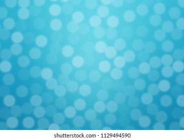 Light BLUE vector abstract blurred pattern. A completely new color illustration in a bokeh style. A completely new template for your design.