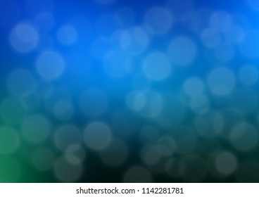 Light BLUE vector abstract blurred template. An elegant bright illustration with gradient. The template can be used for your brand book.