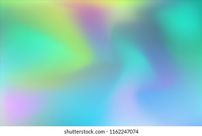 Light BLUE vector abstract blurred cover. Creative illustration in halftone style with gradient. The best blurred design for your business.