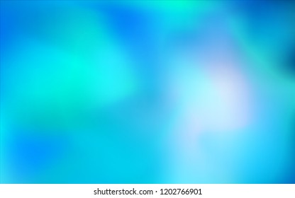 Light BLUE vector abstract blurred cover. An elegant bright illustration with gradient. The blurred design can be used for your web site.