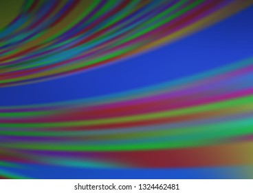 Light BLUE vector abstract blurred template. Colorful abstract illustration with gradient. Brand new design for your business.