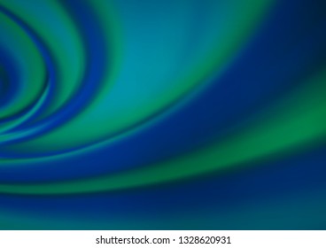 Light BLUE vector abstract blurred pattern. A completely new color illustration in a bokeh style. Brand new style for your business design.