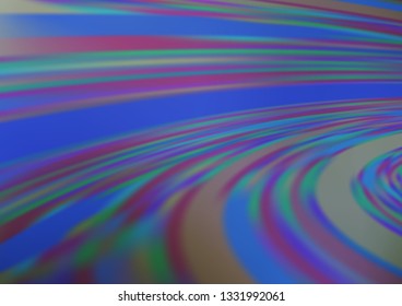 Light BLUE vector abstract blurred template. Colorful illustration in abstract style with gradient. The template can be used for your brand book.