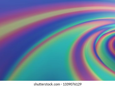 Light BLUE vector abstract blurred template. Modern geometrical abstract illustration with gradient. A completely new design for your business.