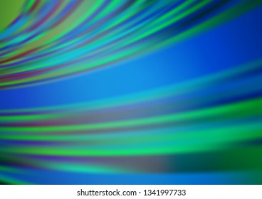 Light BLUE vector abstract blurred pattern. Colorful illustration in blurry style with gradient. A new texture for your design.
