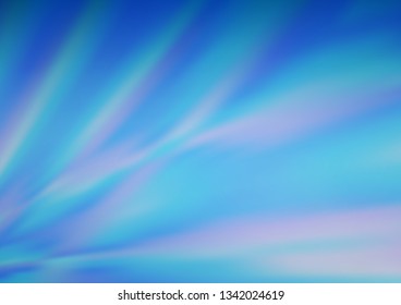 Light BLUE vector abstract blurred background. A vague abstract illustration with gradient. A completely new design for your business.