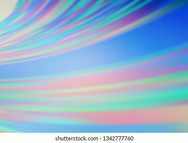 Light BLUE vector abstract blurred background. Glitter abstract illustration with an elegant design. The elegant pattern for brand book.