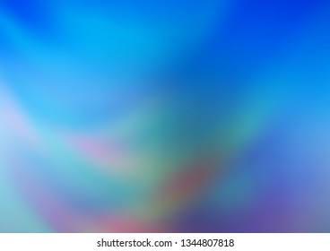 Light BLUE vector abstract blurred background. Colorful illustration in abstract style with gradient. The blurred design can be used for your web site.