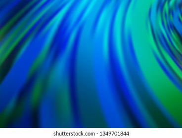 Light BLUE vector abstract blurred template. A vague abstract illustration with gradient. The template for backgrounds of cell phones.