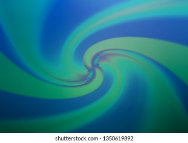 Light BLUE vector abstract blurred template. Modern geometrical abstract illustration with gradient. Brand new design for your business.