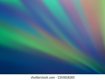 Light BLUE vector abstract blurred template. Modern geometrical abstract illustration with gradient. The template can be used for your brand book.