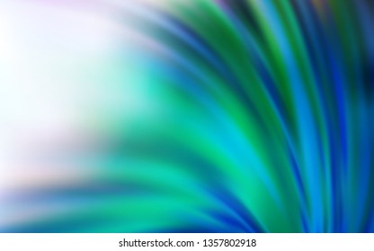 Light BLUE vector abstract blurred background. Glitter abstract illustration with gradient design. New style for your business design.