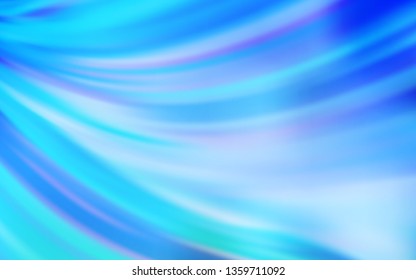 Light BLUE vector abstract blurred background. Glitter abstract illustration with gradient design. The best blurred design for your business.