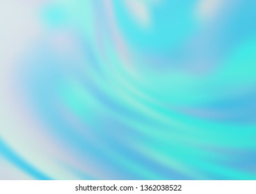 Light BLUE vector abstract blurred template. Colorful abstract illustration with gradient. A completely new template for your design.