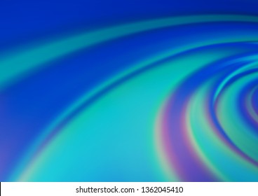 Light BLUE vector abstract blurred template. Creative illustration in halftone style with gradient. The blurred design can be used for your web site.
