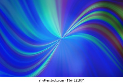 Light BLUE vector abstract blurred layout. Creative illustration in halftone style with gradient. Completely new design for your business.