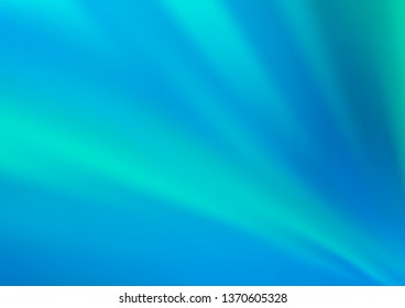 Light BLUE vector abstract blurred template. A completely new color illustration in a bokeh style. Brand new design for your business.