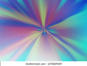 Light BLUE vector abstract blurred template. A completely new color illustration in a bokeh style. A completely new design for your business.