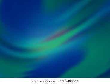 Light BLUE vector abstract blurred template. Creative illustration in halftone style with gradient. The template can be used for your brand book.