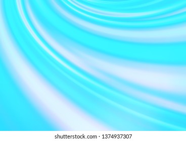 Light BLUE vector abstract blurred template. A completely new color illustration in a bokeh style. Brand new design for your business.