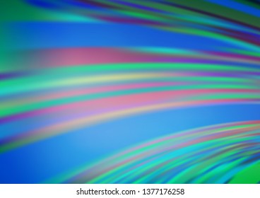 Light BLUE vector abstract blurred pattern. Colorful illustration in abstract style with gradient. The template can be used for your brand book.