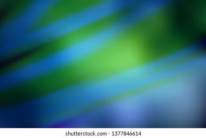 Light BLUE vector abstract blurred background. Glitter abstract illustration with gradient design. New style for your business design.