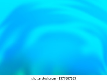 Light BLUE vector abstract blurred template. Colorful illustration in blurry style with gradient. The template can be used for your brand book.