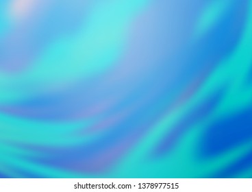 Light BLUE vector abstract blurred template. A vague abstract illustration with gradient. A completely new template for your design.