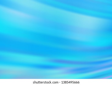 Light BLUE vector abstract blurred pattern. Glitter abstract illustration with an elegant design. A completely new template for your design.
