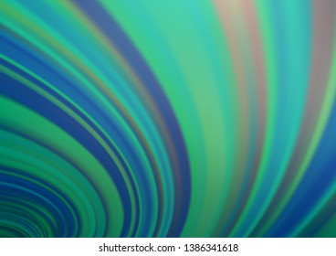 Light BLUE vector abstract blurred pattern. Glitter abstract illustration with an elegant design. A completely new design for your business.