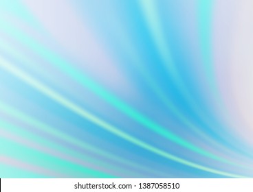 Light BLUE vector abstract blurred pattern. A completely new color illustration in a bokeh style. The template for backgrounds of cell phones.