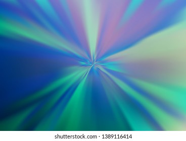 Light BLUE vector abstract blurred template. Modern geometrical abstract illustration with gradient. A completely new design for your business.